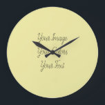 Erstellen Sie Ihre eigenen Große Wanduhr<br><div class="desc">Erstellen Sie Ihre eigenen personalisierten Hochzeitsempfang,  Dekoration,  Favoriten,  Geschenke und mehr!</div>