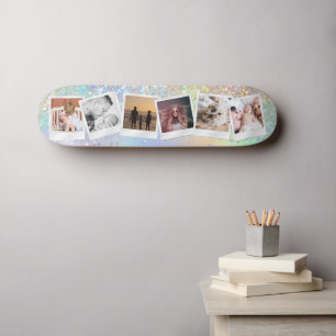 Erstellen Sie Ihre eigenen häolografischen Glitzer Skateboard