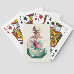 Erstellen Sie Ihre eigenen Hübschen Peonies Parfüm Spielkarten
