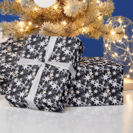 Erstellen Sie Ihre eigenen Hygge Silber, Weiß, Gol Geschenkpapier