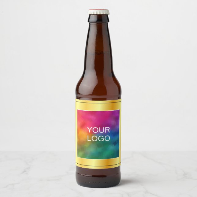 Erstellen Sie Ihre eigenen Imitate für Firmenlogos Bierflaschenetikett (Vorderseite)