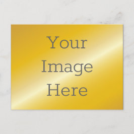 Erstellen Sie Ihre eigenen Imitate metallic 14k Go Postkarte