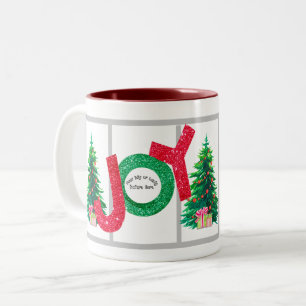 Erstellen Sie Ihre eigenen individuellen Geschenke Zweifarbige Tasse