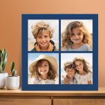 Erstellen Sie Ihre eigenen Instagram Collage Navy  Leinwanddruck<br><div class="desc">Nutzen Sie vier quadratische Fotos,  um ein einzigartiges und persönliches Geschenk zu kreieren. Oder man behalte den Hipster Welpe und macht einen trendigen Sake. Wenn Sie die Bilder anpassen müssen,  klicken Sie auf das Werkzeug anpassen,  um Änderungen vorzunehmen.</div>