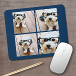 Erstellen Sie Ihre eigenen Instagram Collage Navy  Mousepad<br><div class="desc">Nutzen Sie vier quadratische Fotos,  um ein einzigartiges und persönliches Geschenk zu kreieren. Oder man behalte den Hipster Welpe und macht einen trendigen Sake. Wenn Sie die Bilder anpassen müssen,  klicken Sie auf das Werkzeug anpassen,  um Änderungen vorzunehmen.</div>