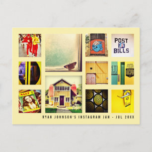 Erstellen Sie Ihre eigenen Instagram Square Foto C Postkarte