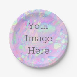 Erstellen Sie Ihre eigenen iridescent Opal-Imitate Pappteller