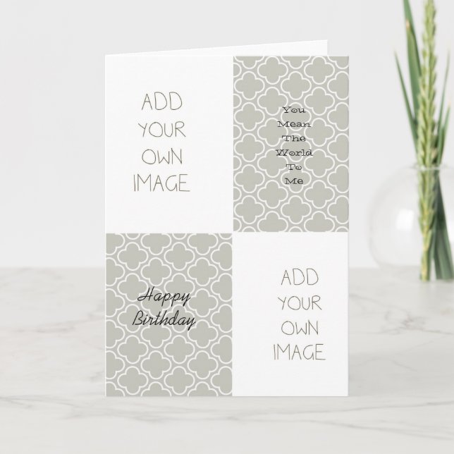 Erstellen Sie Ihre eigenen Karte (Vorderseite)