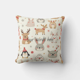 Erstellen Sie Ihre eigenen Kawaii Weihnachtstiere Kissen