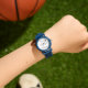 Blaues Silikon Uhr (Wrist)