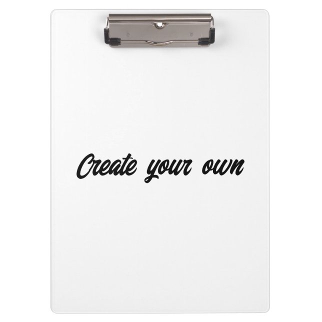 Erstellen Sie Ihre eigenen Klemmbrett (Vorderseite)