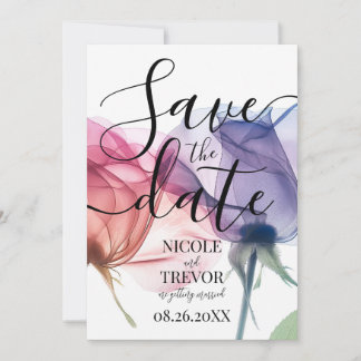 Erstellen Sie Ihre eigenen kolorierten Röntgenblum Save The Date