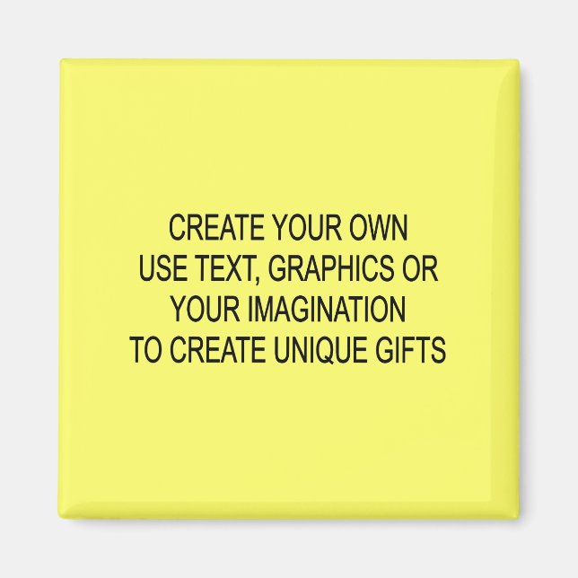 Erstellen Sie Ihre eigenen Kühlschrankmagnet (Vorne)