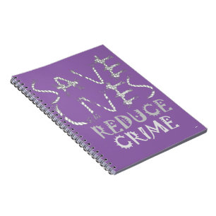 Erstellen Sie Ihre eigenen Leben, um Kriminalität  Notizblock