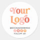 Erstellen Sie Ihre eigenen Logo-Business Social Me Runder Aufkleber (Vorderseite)