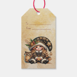 Erstellen Sie Ihre eigenen magischen Weihnachtsbäu Geschenkanhänger