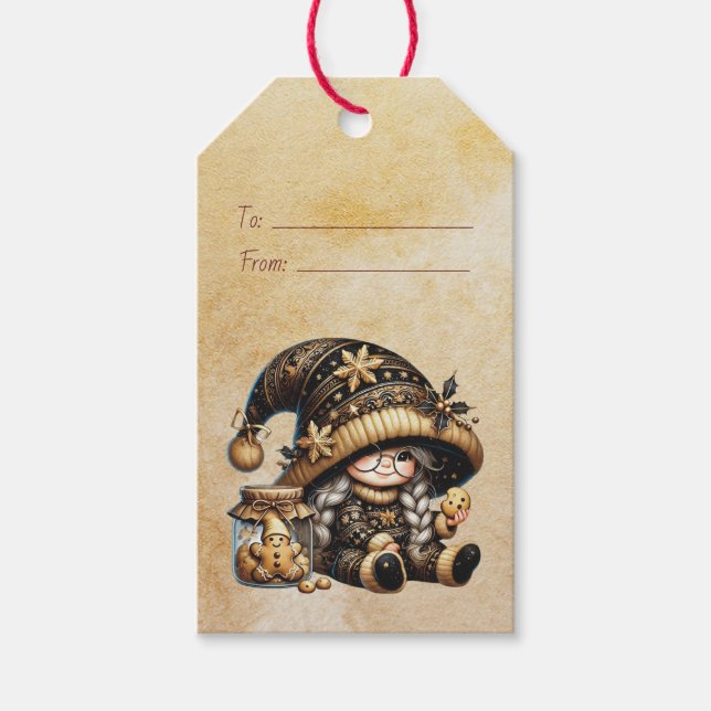Erstellen Sie Ihre eigenen magischen Weihnachtsgot Geschenkanhänger (Vorderseite)