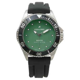 Erstellen Sie Ihre eigenen Mit Monogramm Typografe Armbanduhr