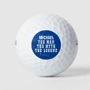 Erstellen Sie Ihre eigenen Namen Initials Golf Bal Golfball