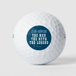 Erstellen Sie Ihre eigenen Namen Initials Golf Bal Golfball