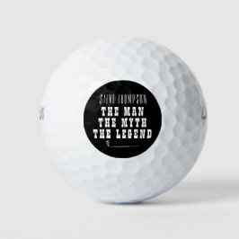Erstellen Sie Ihre eigenen Namen Initials Golf Bal Golfball