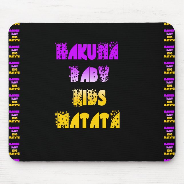 Erstellen Sie Ihre eigenen Niedlichen Kinderideen. Mousepad (Vorne)