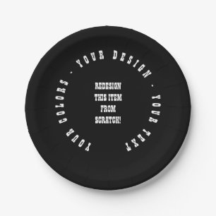 Erstellen Sie Ihre eigenen Pappteller