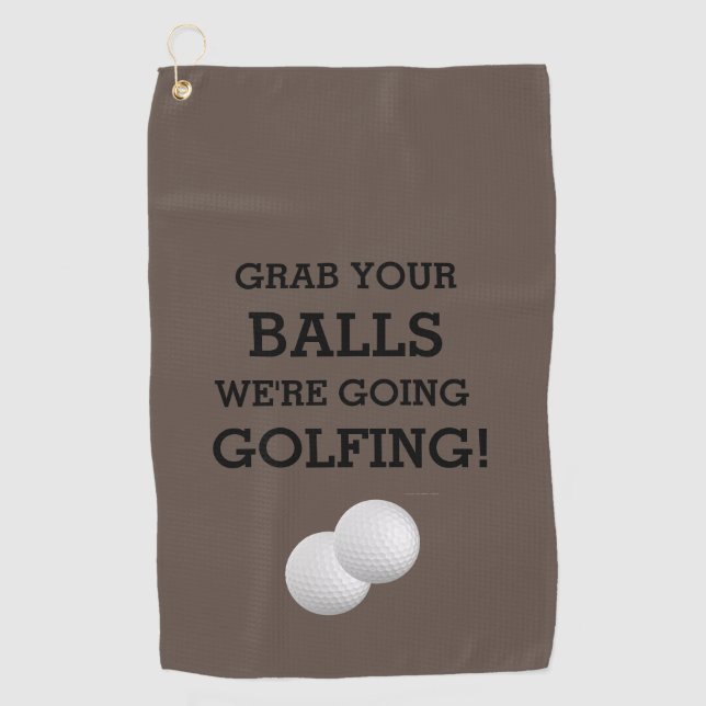 Erstellen Sie Ihre eigenen perfekten Golfhandtüche Golfhandtuch (Vorderseite)