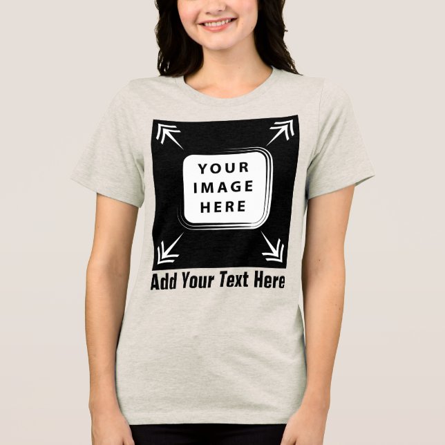 Erstellen Sie Ihre eigenen Personalisierten Gesche Tri-Blend Shirt (Vorderseite)