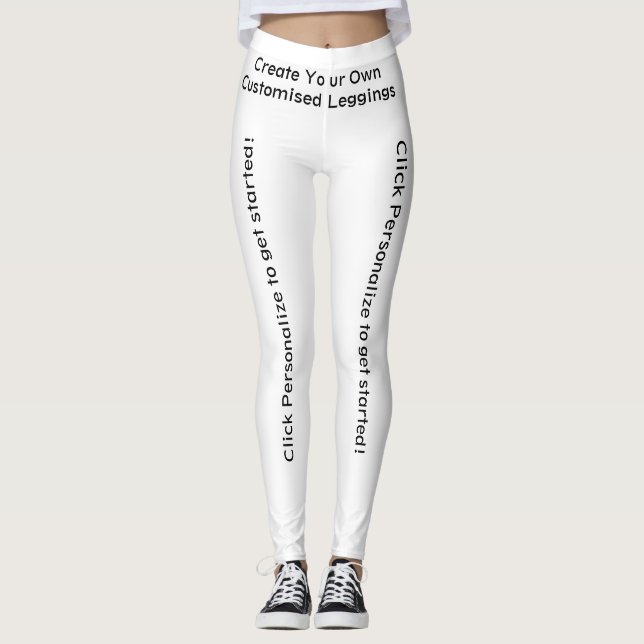 Erstellen Sie Ihre eigenen Personalisierten Leggings (Vorderseite)