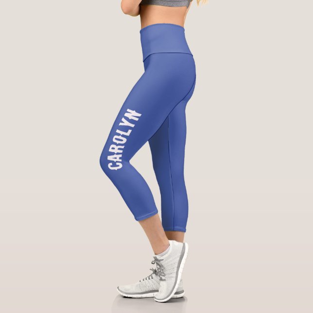 Erstellen Sie Ihre eigenen Personalisierten Namen  Capri Leggings (Links)