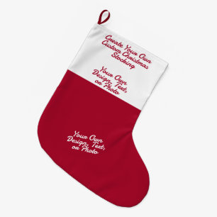 Erstellen Sie Ihre eigenen Personalisierten Weihna Großer Weihnachtsstrumpf