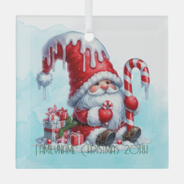 Erstellen Sie Ihre eigenen Pfefferminzkanälen Weih Ornament Aus Glas