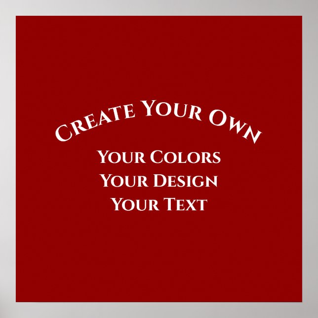 Erstellen Sie Ihre eigenen Poster (Vorne)