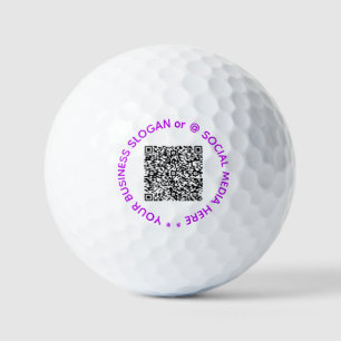 Erstellen Sie Ihre eigenen QR-Code-Stempel Golfbäl Golfball