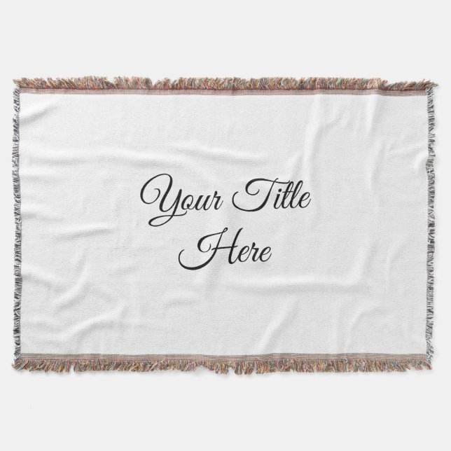 Erstellen Sie Ihre eigenen - Randblanken Decke (Vorderseite)