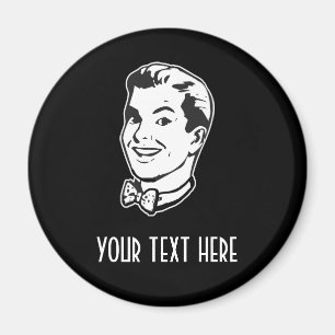 ERSTELLEN SIE IHRE EIGENEN RETRO TYP BOW KRAWATTE MAGNET