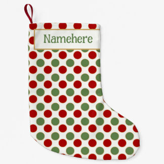 Erstellen Sie Ihre eigenen roten, grünen und golde Kleiner Weihnachtsstrumpf