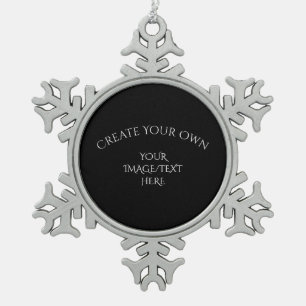 Erstellen Sie Ihre eigenen Schneeflocken Zinn-Ornament