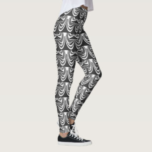 Erstellen Sie Ihre eigenen Schwarz-Weiß-Bilder Leggings