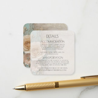 Erstellen Sie Ihre eigenen Shabby Chic Vintag Pape Begleitkarte