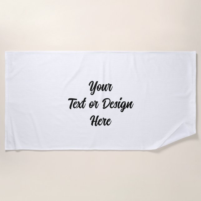 Erstellen Sie Ihre eigenen Strandtuch (Vorderseite)