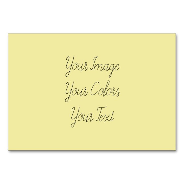 Erstellen Sie Ihre eigenen Tischnummer (Vorderseite)