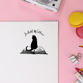 Erstellen Sie Ihre eigenen Vintagen Katzen-benutze Gummistempel
