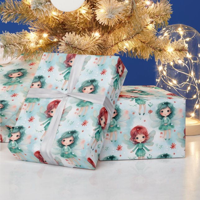Erstellen Sie Ihre eigenen Weihnachtsfaires Geschenkpapier (Feiertage)