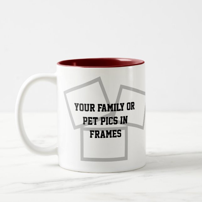 Erstellen Sie Ihre eigenen Weihnachtsgeschenke | F Zweifarbige Tasse (Links)