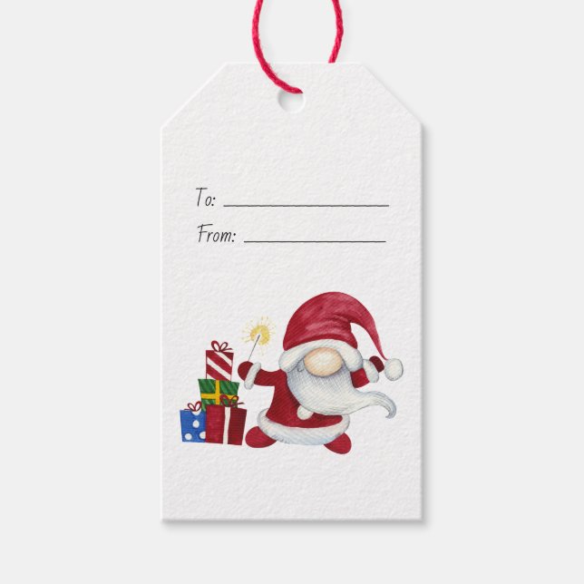 Erstellen Sie Ihre eigenen Weihnachtsgeschenke Spa Geschenkanhänger (Vorderseite)