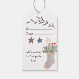Erstellen Sie Ihre eigenen Weihnachtsgeschenke Tag Geschenkanhänger