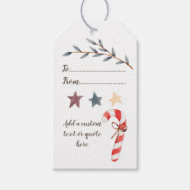 Erstellen Sie Ihre eigenen Weihnachtsgeschenke Tag Geschenkanhänger