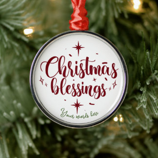 Erstellen Sie Ihre eigenen Weihnachtssegmente Ornament Aus Metall